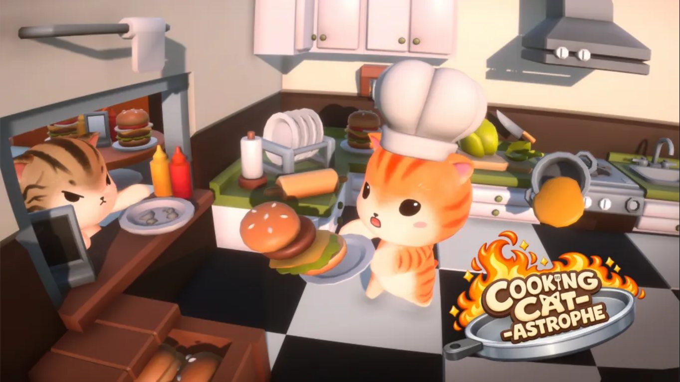 【美版】猫咪闹厨房 .Cooking Cat-Astrophe 中文-小艾网创