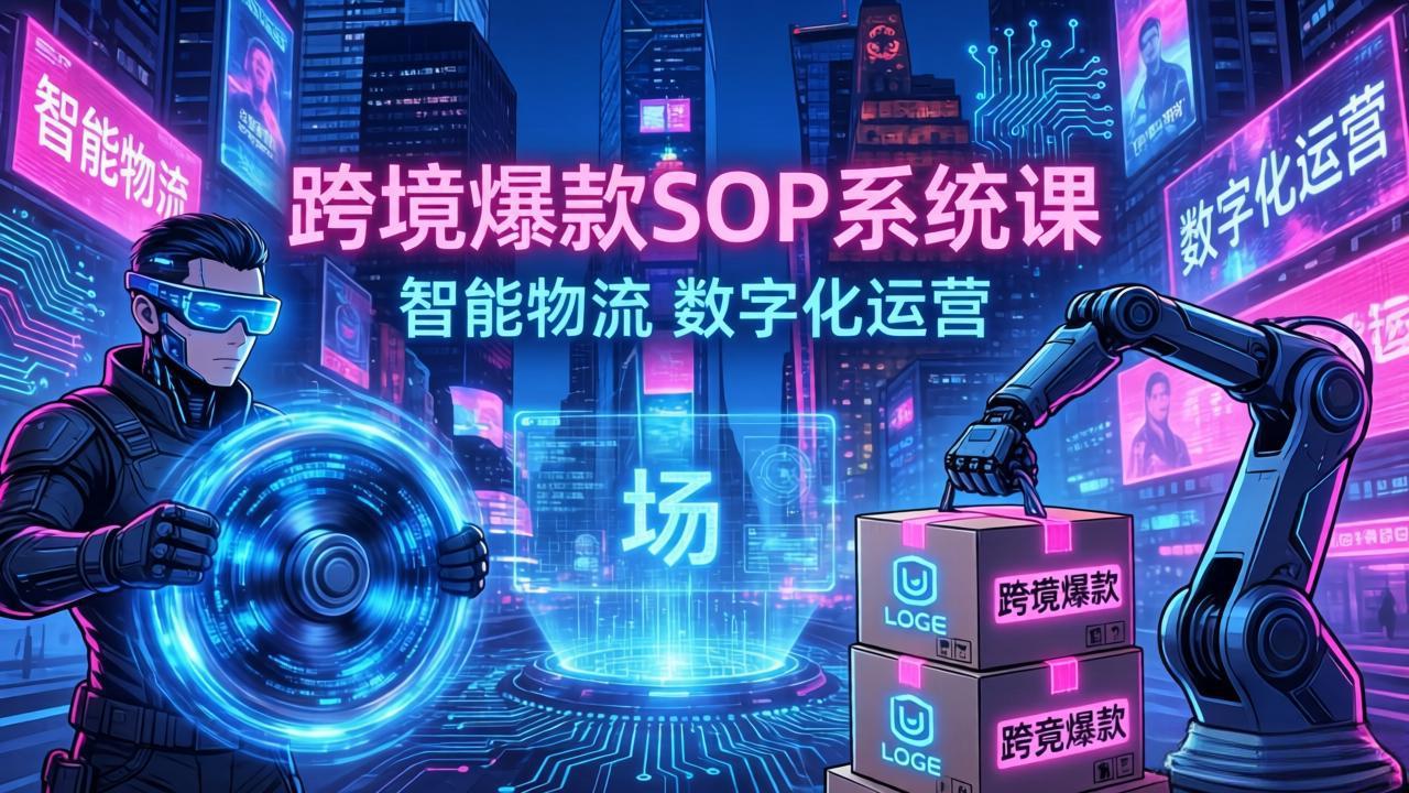 跨境爆款SOP系统课，“内容飞轮+精准投放+AI自动化”为核心，拆解“人×货×场”黄金公式采购|汽车产业|汽车配件|机加工企业家交流社群中心