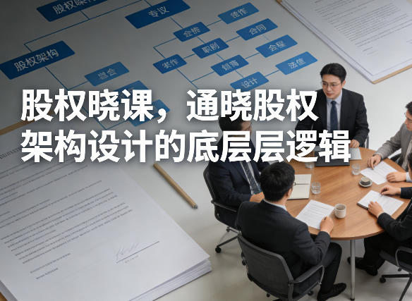 股权晓课，通晓股权架构设计的底层逻辑-我爱发帖