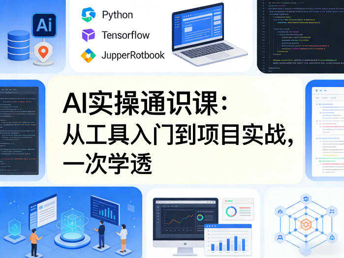 AI实操通识课，从工具入门到项目实战，一次学透-我爱发帖