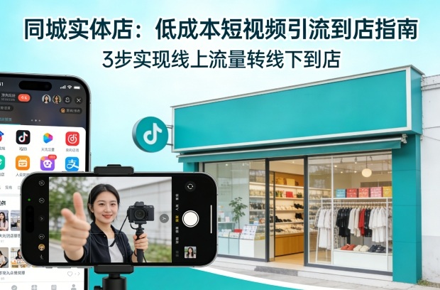 同城实体店，如何低成本把客户从短视频带到线下门店-我爱发帖