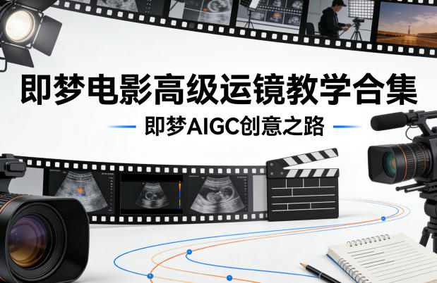 即梦电影高级运镜教学合集，即梦AIGC创意之路-创领云聚