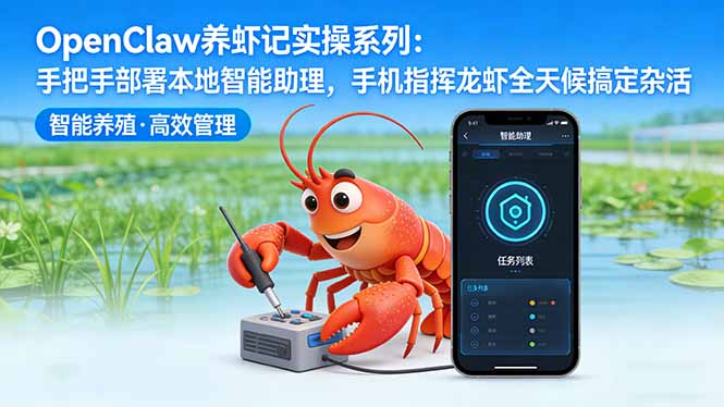 OpenClaw养虾记实操系列-更新:手把手部署本地智能助理,手机指挥龙虾全天候搞定杂活-我爱发帖
