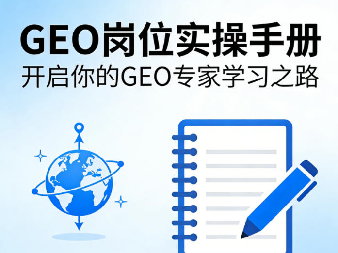 GEO岗位实操手册，开启你的GE0专家学习之路-吾爱自习网
