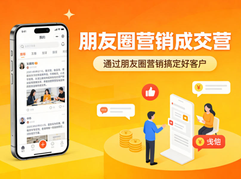 朋友圈营销成交营，通过朋友圈营销来搞定好客户-创领云聚