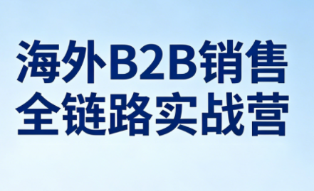 雨哥·海外B2B销售全链路实战营网络赚钱,项目资源网,副业资源网,兼职项目,网赚课程-副业赚钱-互联网创业-独家轻创IP大圣网创
