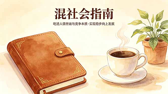 付费文章：混社会指南，吃透人情世故与竞争本质，实现稳步向上发展-吾爱自习网