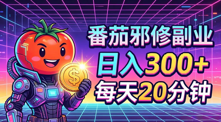 番茄小说撸金，日入300+，每天20分钟！五一必看，独家项目，副业小白友好，超级简单【揭秘】福星网赚创业资源-网赚项目-副业赚钱-互联网创业-资源整合福星网赚资源
