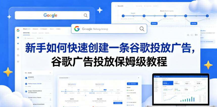 新手如何快速创建一条谷歌投放广告，谷歌广告投放保姆级教程-旺仔资源库