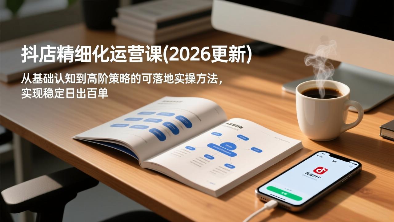 抖店精细化运营课(更新5月-旺仔资源库