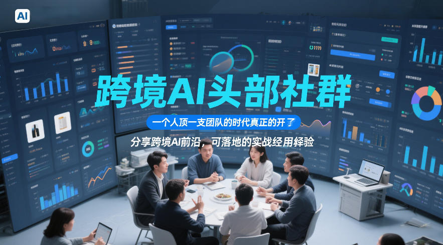 跨境AI头部社群,一个人顶一支团队的时代真正的开始了,分享跨境AI前沿,可落地的实战经验(更新5月11日)-旺仔资源库