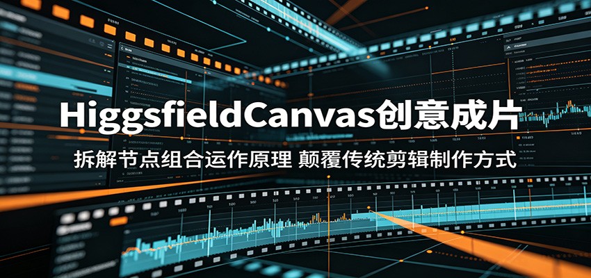 HiggsfieldCanvas创意成片：拆解节点组合运作原理，颠覆传统剪辑制作方式福星网赚创业资源-网赚项目-副业赚钱-互联网创业-资源整合福星网赚资源