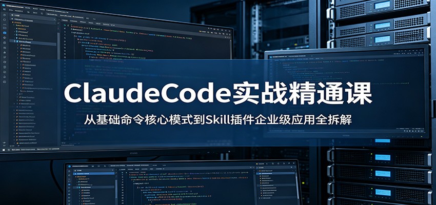 ClaudeCode实战精通课:从基础命令核心模式到Skill插件企业级应用全拆解-樵渔匹