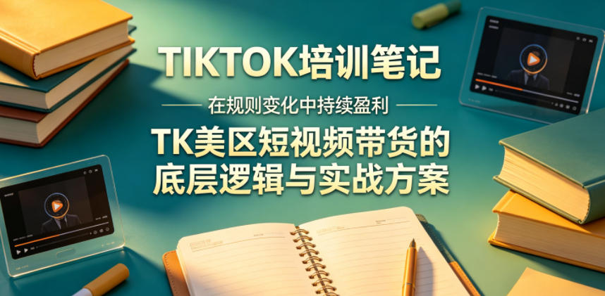 视界跨境TIKTOK4月17培训笔记,在规则变化中持续盈利,TK美区短视频带货的底层逻辑与实战方案【文档】-吾爱自习网