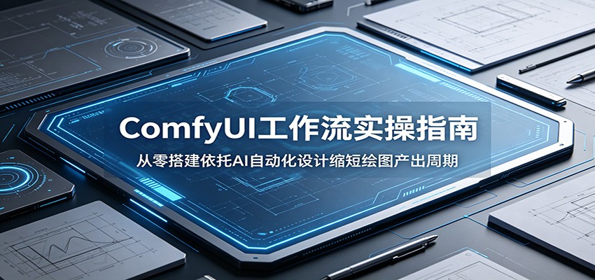 ComfyUI 工作流实操指南：从零搭建依托AI自动化设计缩短绘图产出周期-喜学网