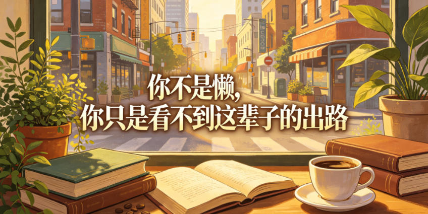 付费文章：你不是懒，你只是看不到这辈子的出路-旺仔资源库