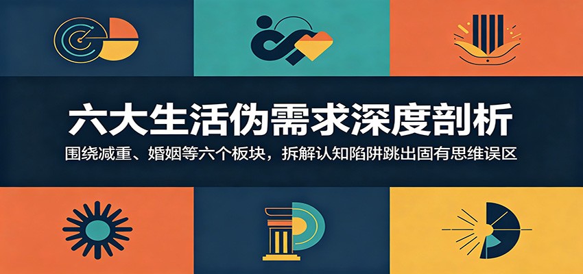 六大生活伪需求深度剖析:围绕减重、婚姻等六个板块,拆解认知陷阱跳出固有思维误区-新时光资源网