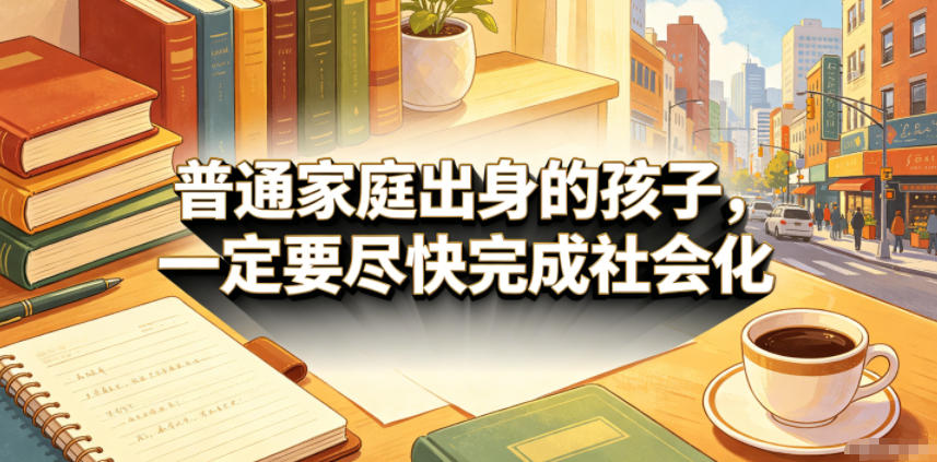 付费文章:普通家庭出身的孩子,一定要尽快完成社会化-新时光资源网