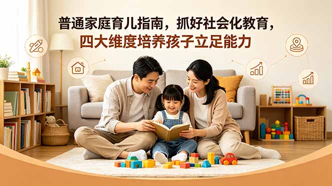 付费文章：普通家庭育儿指南，抓好社会化教育，四大维度培养孩子立足能力-喜学网