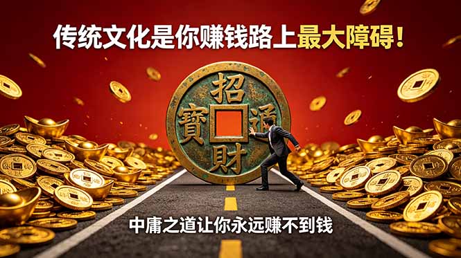 付费文章：传统文化是你赚钱路上最大障碍！中庸之道让你永远赚不到钱-我爱发帖