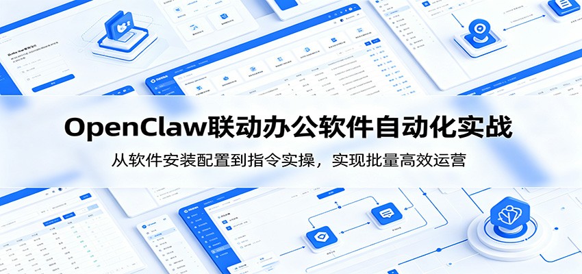 OpenClaw自动化实操课：从软件安装配置到指令实操，实现批量高效运营-新时光资源网