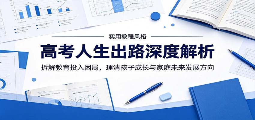 高考人生出路深度解析：拆解教育投入困局，理清孩子成长与家庭未来发展方向-新时光资源网