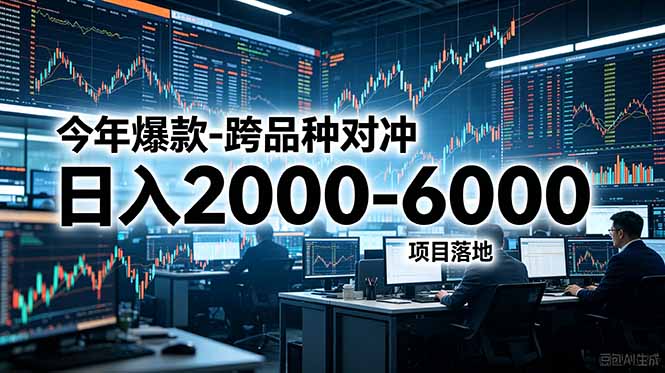 今年爆款-跨品种对冲日入2000-6000,项目落地!-摇钱树