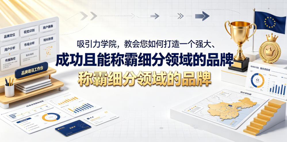 吸引力学院，教会您如何打造一个强大、成功且能称霸细分领域的品牌！【原创双语字幕】-我爱发帖