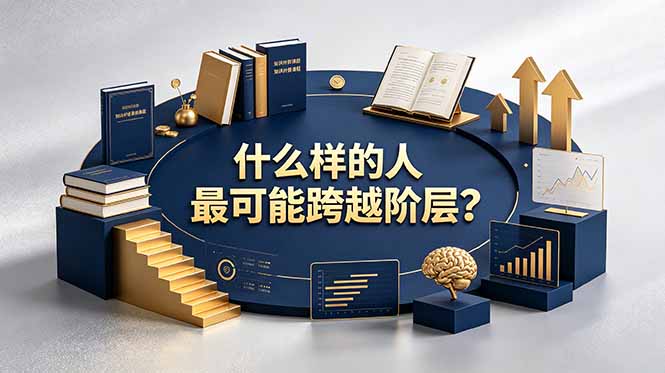 付费文章:什么样的人最可能跨越阶层?具备这五种特质,普通人也能顺利跨越阶层-吾爱自习网