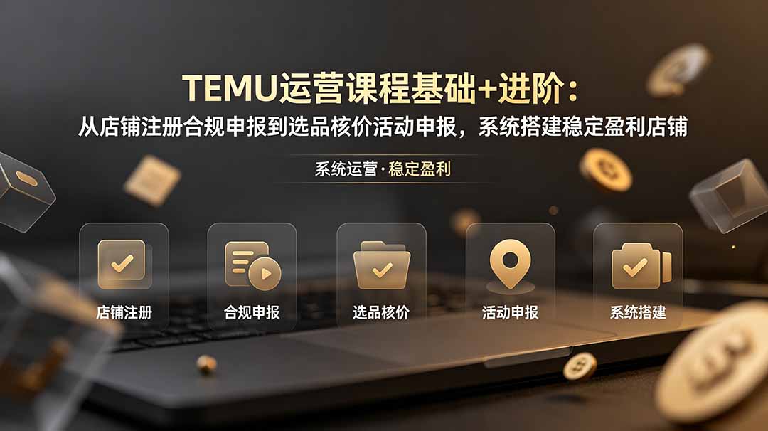 TEMU运营课程(基础+进阶-我爱发帖