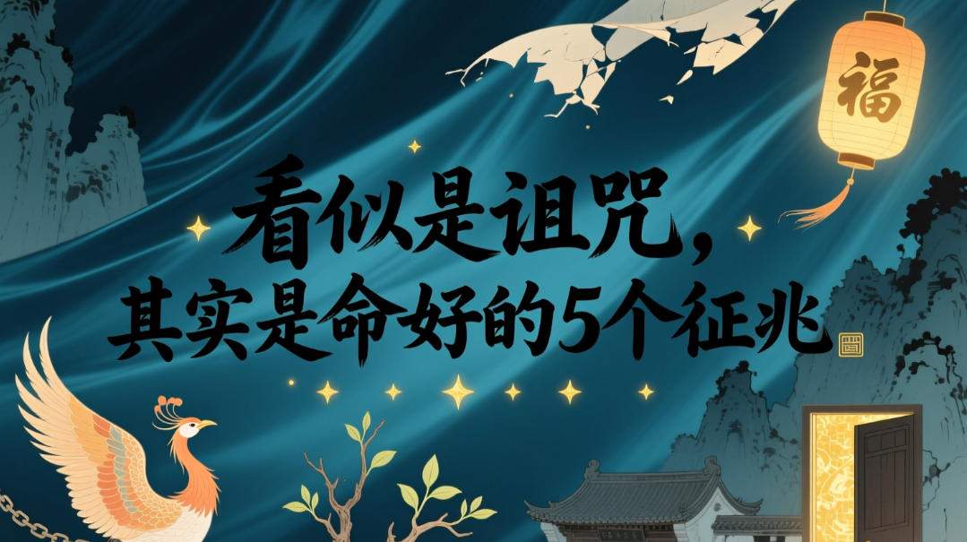 付费文章：看似是诅咒，其实是命好的5个征兆-新时光资源网