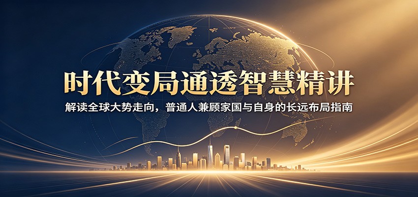 时代变局通透智慧精讲:解读全球大势走向,普通人兼顾家国与自身的长远布局指南-新时光资源网
