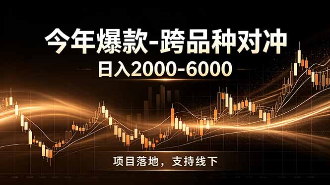 全新跨品种对冲模式上线！日稳定盈利 2000-6000，合规长久可批量放大-吾爱自习网