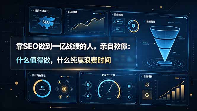 靠SEO做到一亿战绩的人，亲自教你：什么值得做，什么纯属浪费时间【原创双语字幕】-我爱发帖