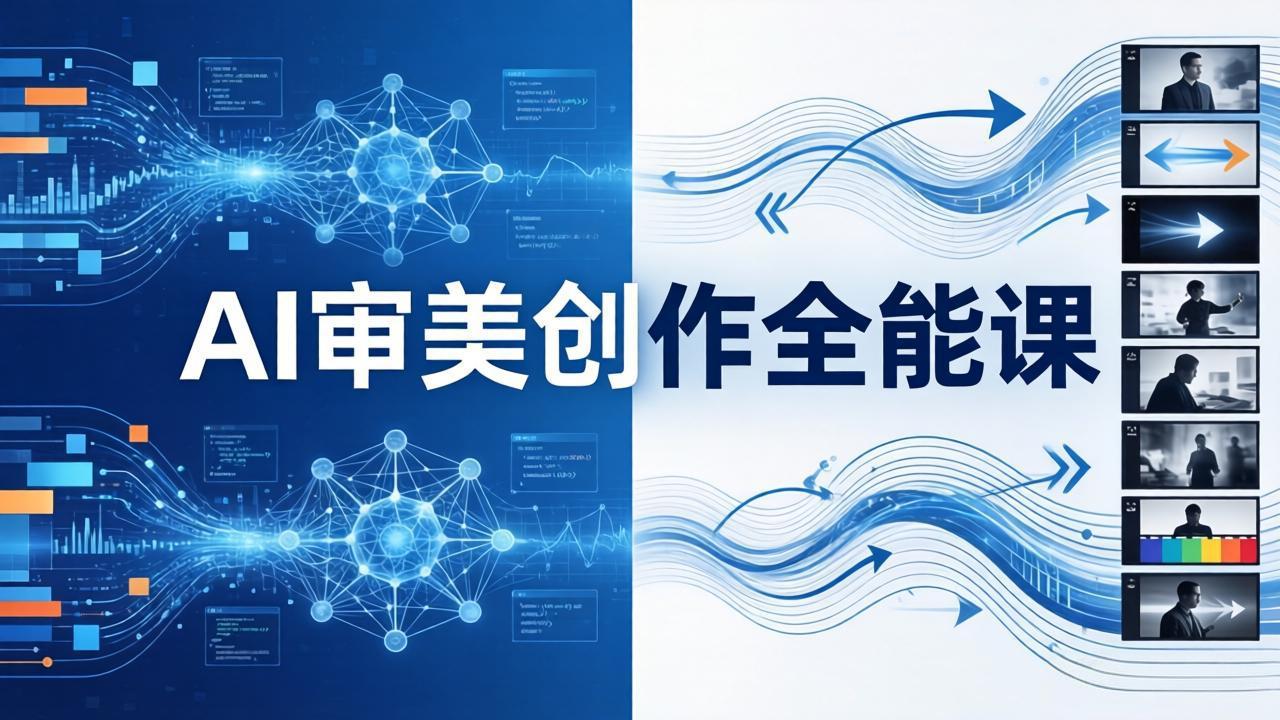 AI审美创作全能课-更新0706:MJ+Seedance+模型训练+影视分镜+编剧,一站式掌握AI艺术创作-新时光资源网
