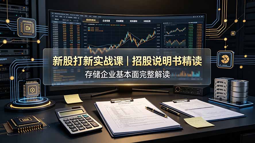 付费文章：新股打新实战课｜招股说明书精读，存储企业基本面完整解读-吾爱自习网