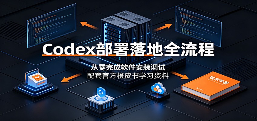 Codex部署落地全流程：从零完成软件安装调试，配套官方橙皮书学习资料福星网赚创业资源-网赚项目-副业赚钱-互联网创业-资源整合福星网赚资源