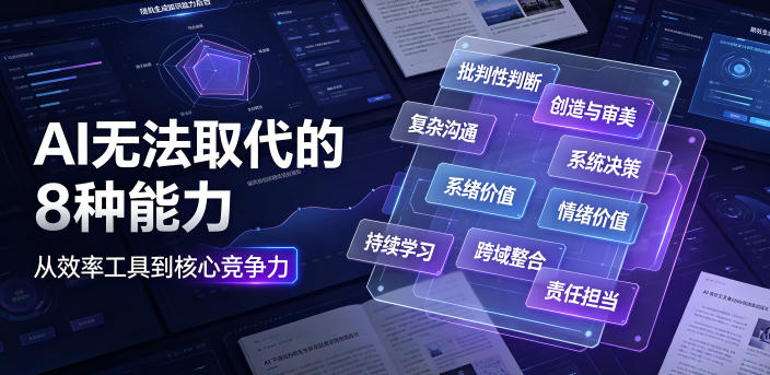 付费文章:AI无法取代的8种能力-吾爱自习网
