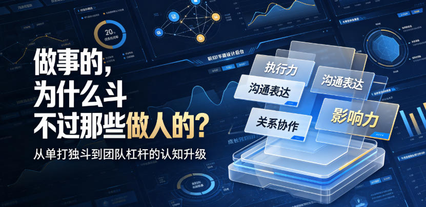付费文章:做事的,为什么斗不过那些做人的?-吾爱自习网