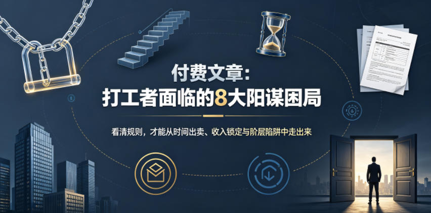 付费文章:打工者面临的8大阳谋困局-吾爱自习网