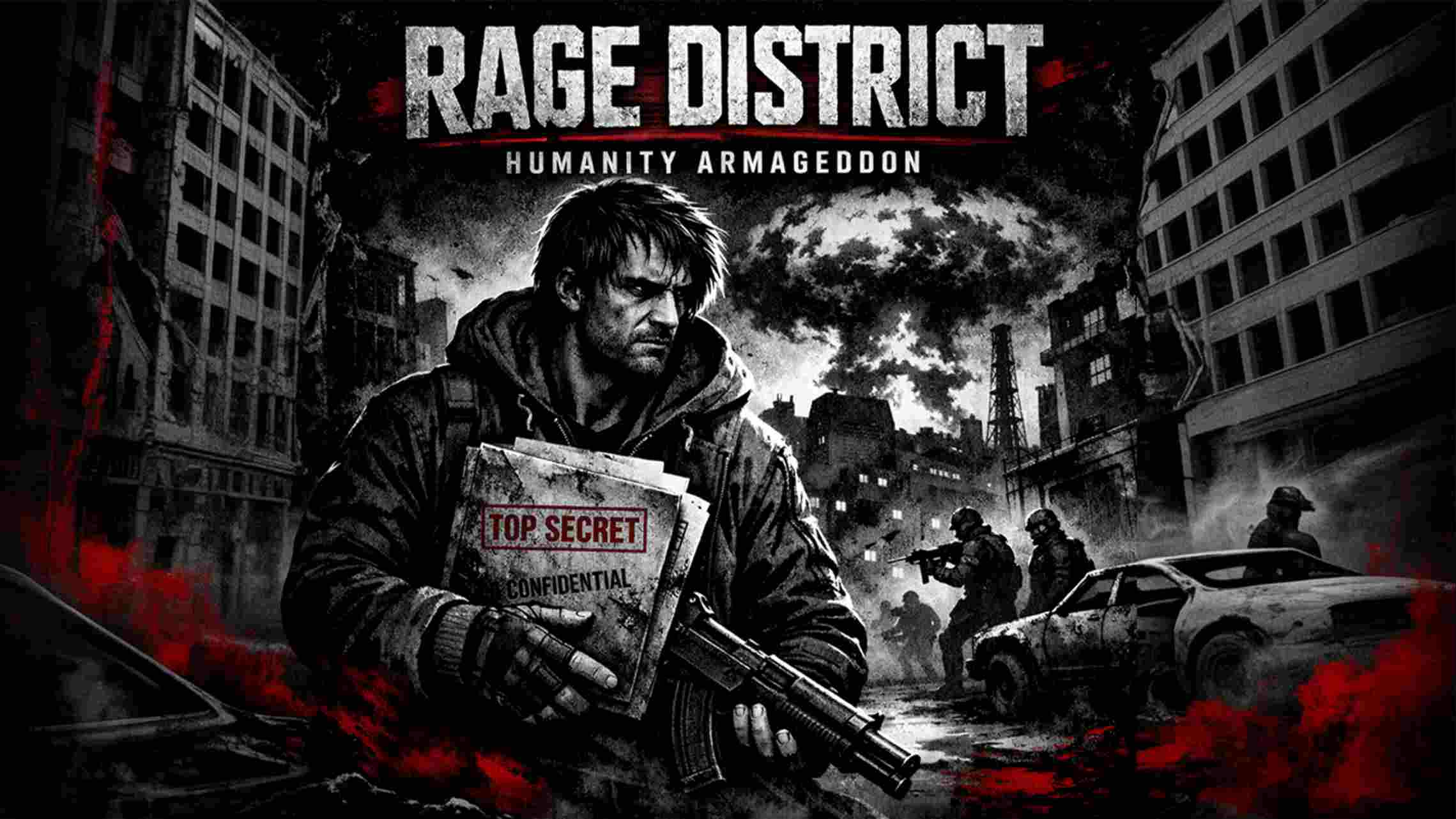 【美版】狂怒区 人类末日 Rage District – Humanity Armageddon 英语-吾爱自习网