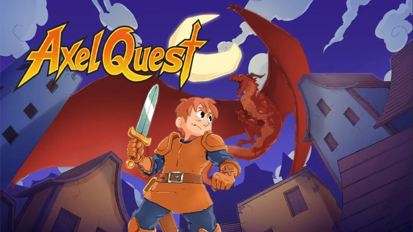 【美版】阿克塞尔大冒险 .Axel Quest 英语-吾爱自习网