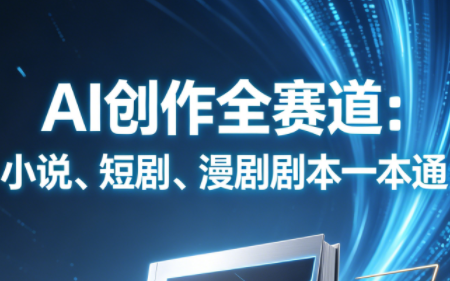 AI创作全赛道：小说、短剧、漫剧剧本一本通(更新7月)｜焦圣希 18818568866