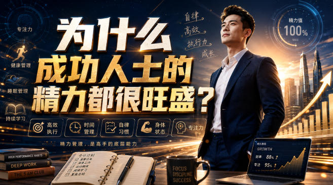 付费文章：为什么成功人士的精力都很旺盛？-我爱发帖