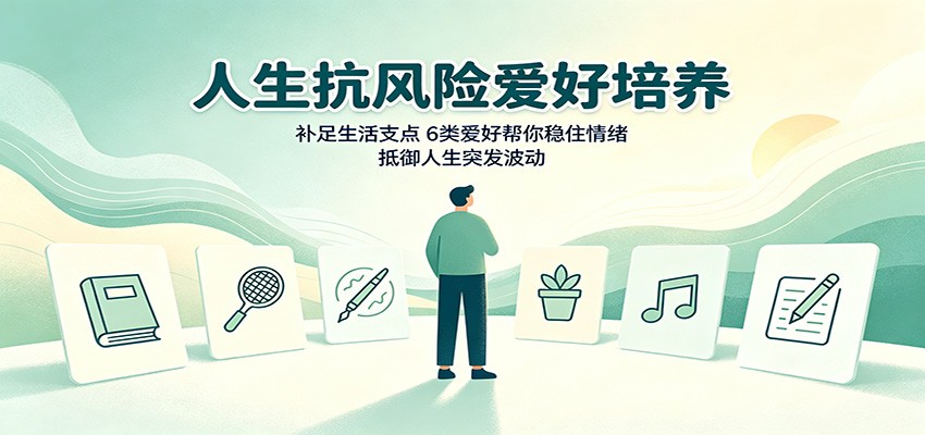人生抗风险爱好培养:补足生活支点,6类爱好帮你稳住情绪,抵御人生突发波动-皮皮网创