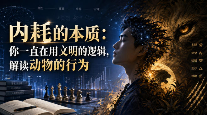 付费文章:内耗的本质:你一直在用文明的逻辑,解读动物的行为-我爱发帖
