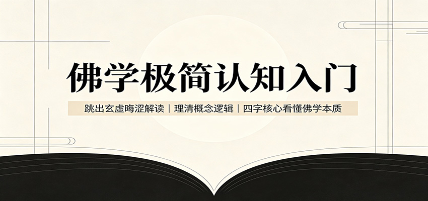 佛学极简认知入门:跳出玄虚晦涩解读,理清概念逻辑,四字核心看懂佛学本质-皮皮网创