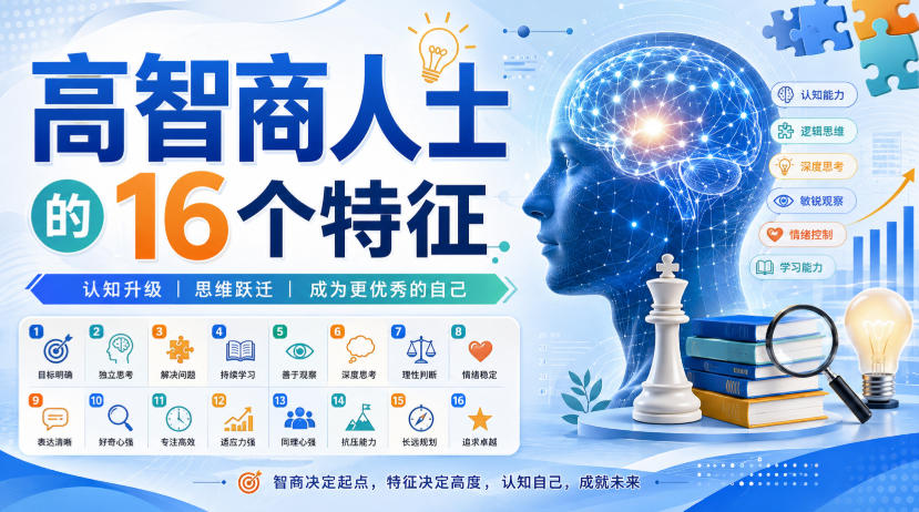 付费文章:高智商人士的16个特征-旺仔资源库