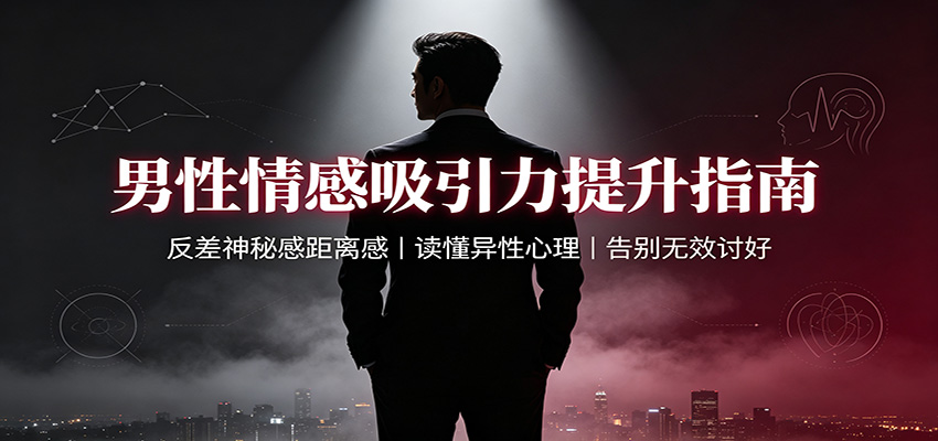 男性情感吸引力提升指南:反差神秘感距离感,读懂异性心理,告别无效讨好-旺仔资源库