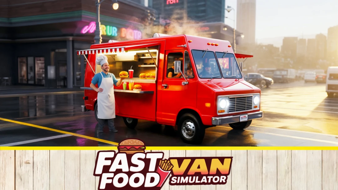 【美版】快餐车模拟器 Fast Food Van Simulator 英语｜焦圣希 18818568866